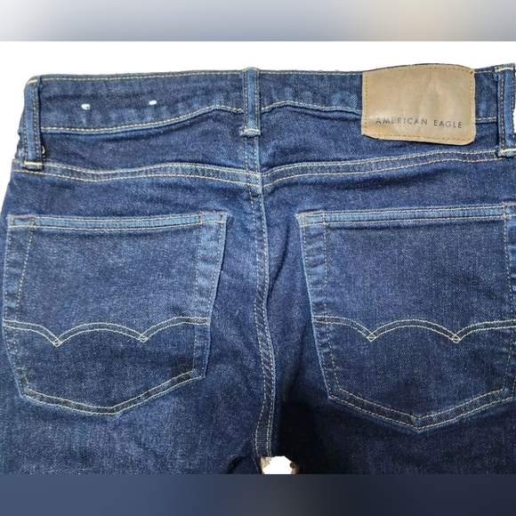 New American Eagle AE Jeans Size 28 X 30 Pants Slim Straight 28x30 Airflex - Picture 3 of 6